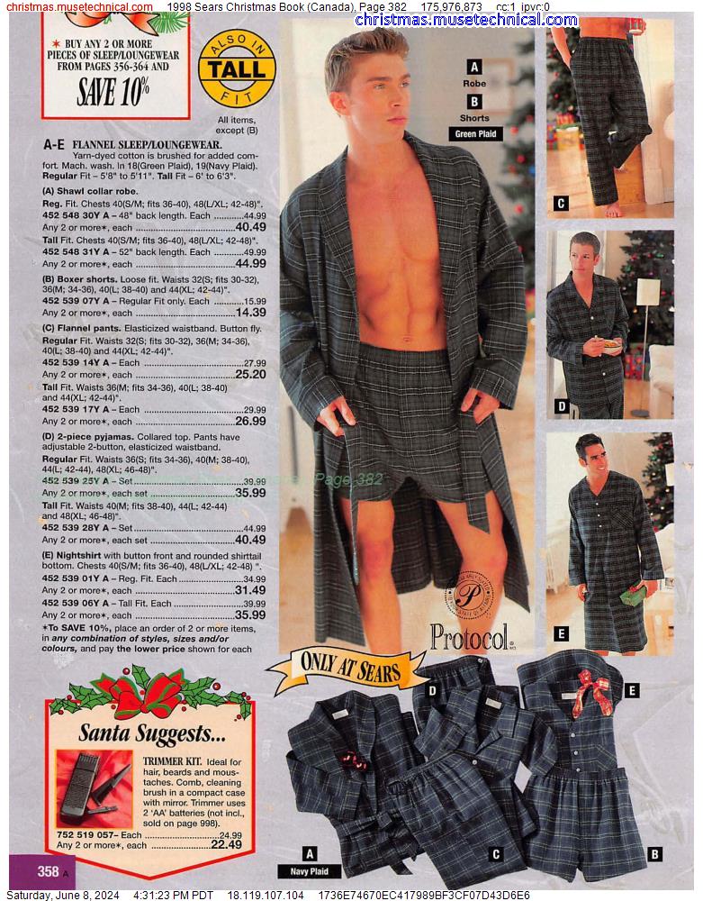 1998 Sears Christmas Book (Canada), Page 382