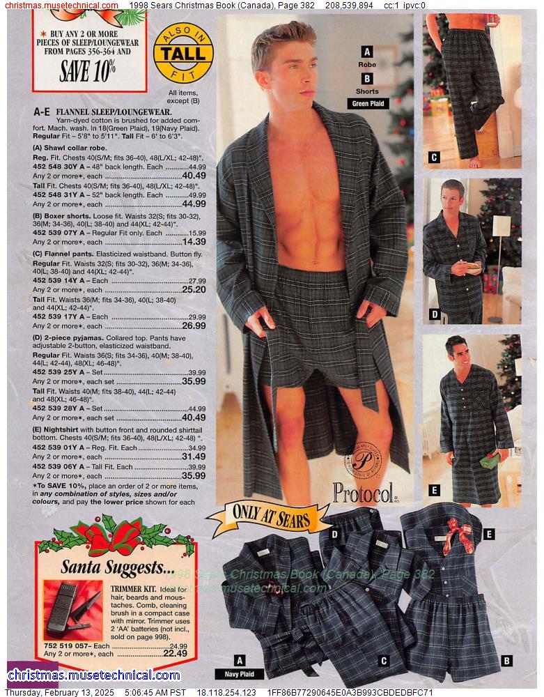 1998 Sears Christmas Book (Canada), Page 382