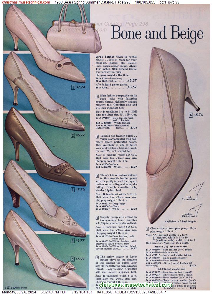 1963 Sears Spring Summer Catalog, Page 298