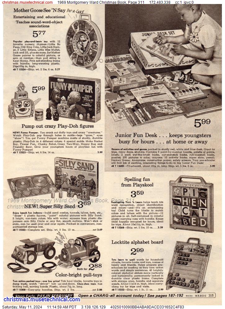 1969 Montgomery Ward Christmas Book, Page 311