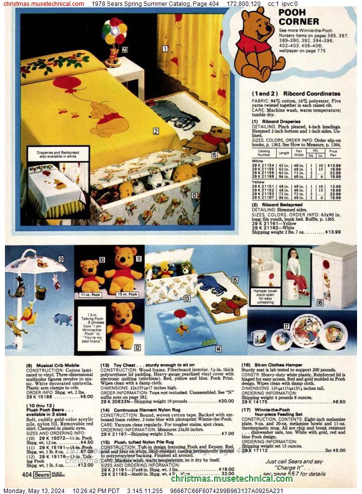 1978 Sears Spring Summer Catalog, Page 404
