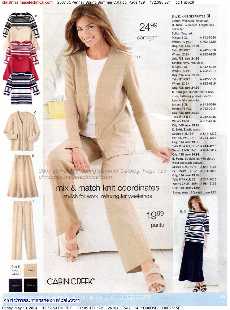 2007 JCPenney Spring Summer Catalog, Page 129