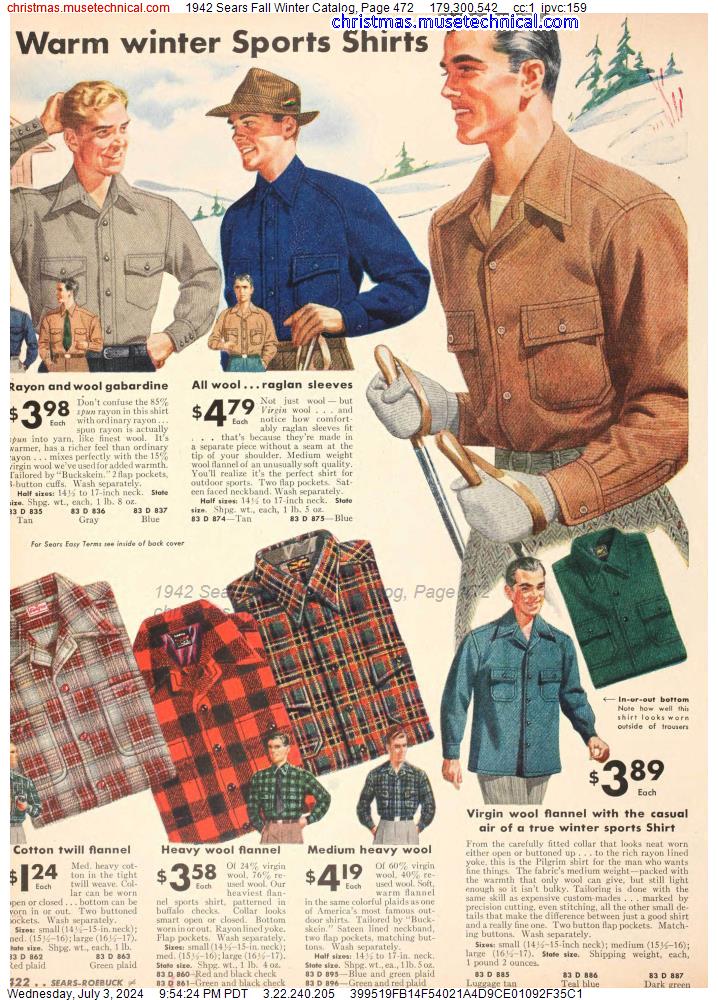 1942 Sears Fall Winter Catalog, Page 472