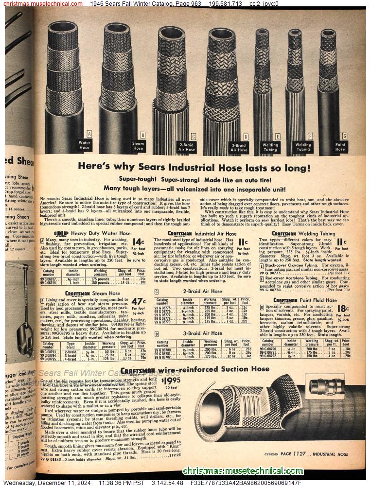 1946 Sears Fall Winter Catalog, Page 963