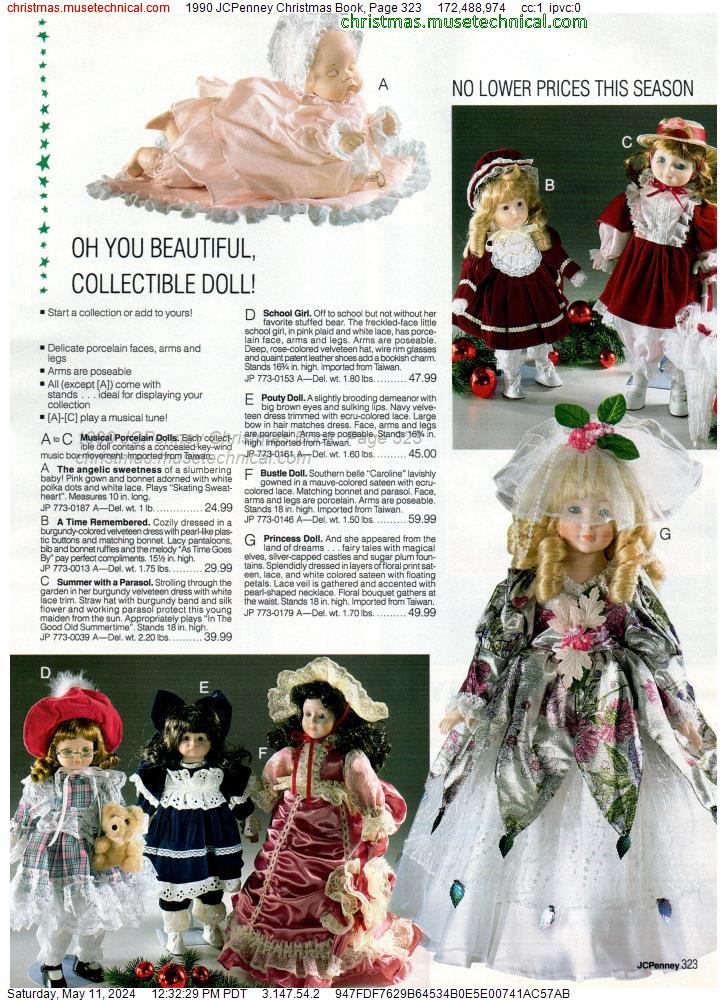 1990 JCPenney Christmas Book, Page 323