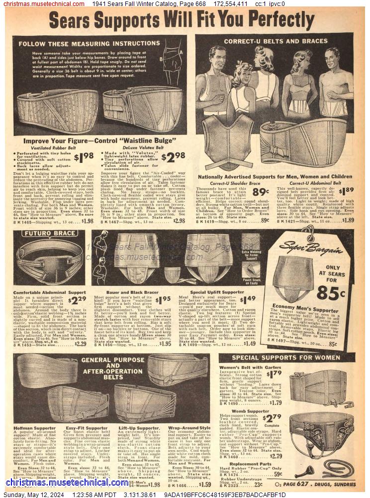 1941 Sears Fall Winter Catalog, Page 668