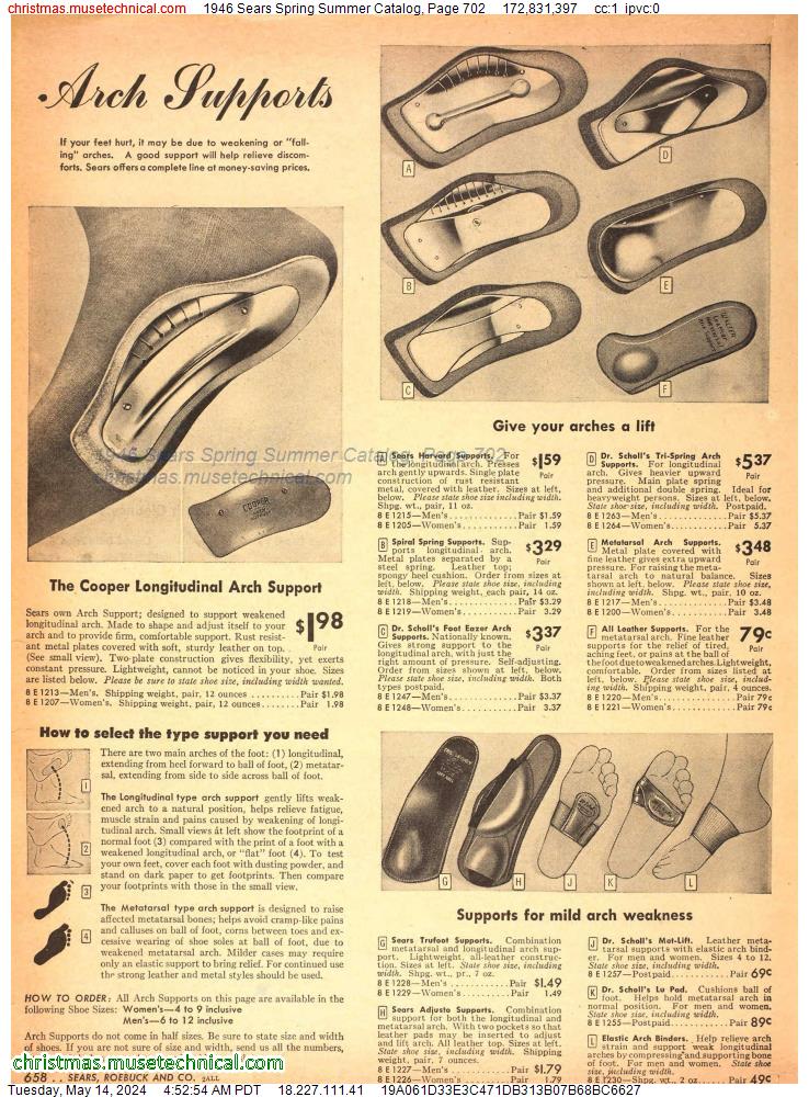 1946 Sears Spring Summer Catalog, Page 702