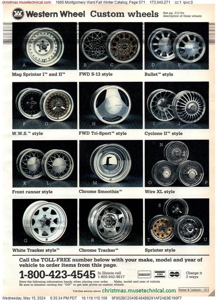 1985 Montgomery Ward Fall Winter Catalog, Page 571