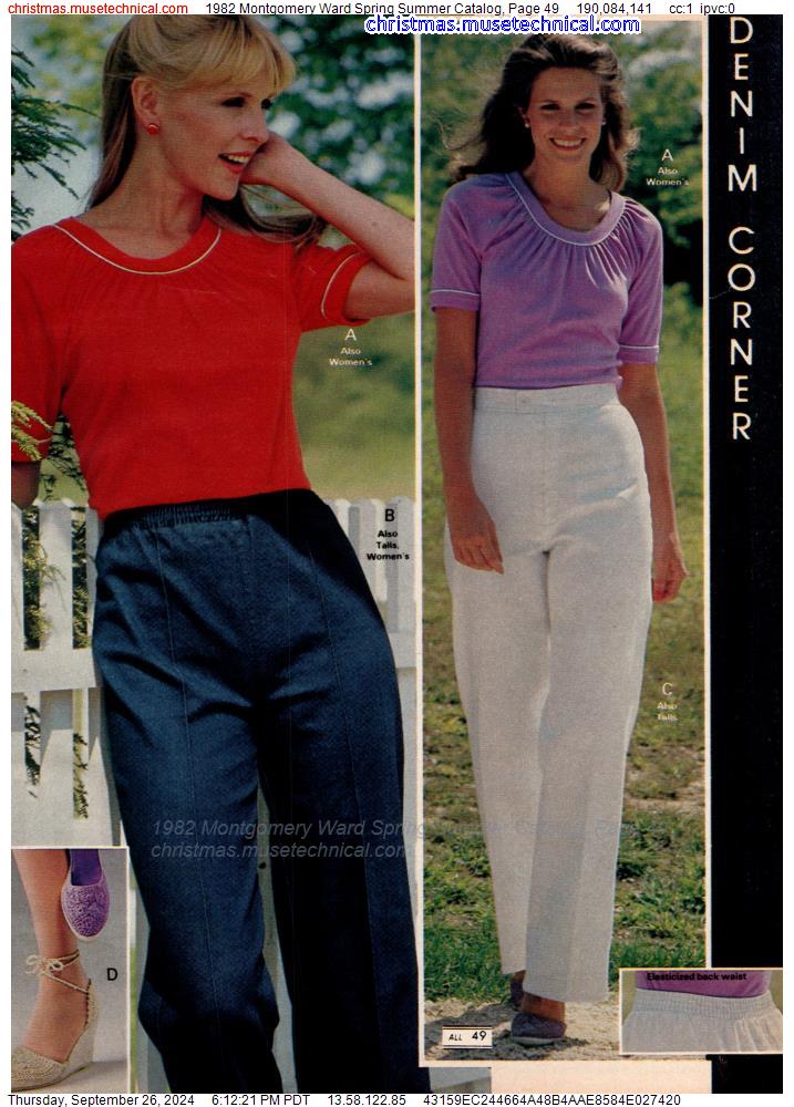 1982 Montgomery Ward Spring Summer Catalog, Page 49