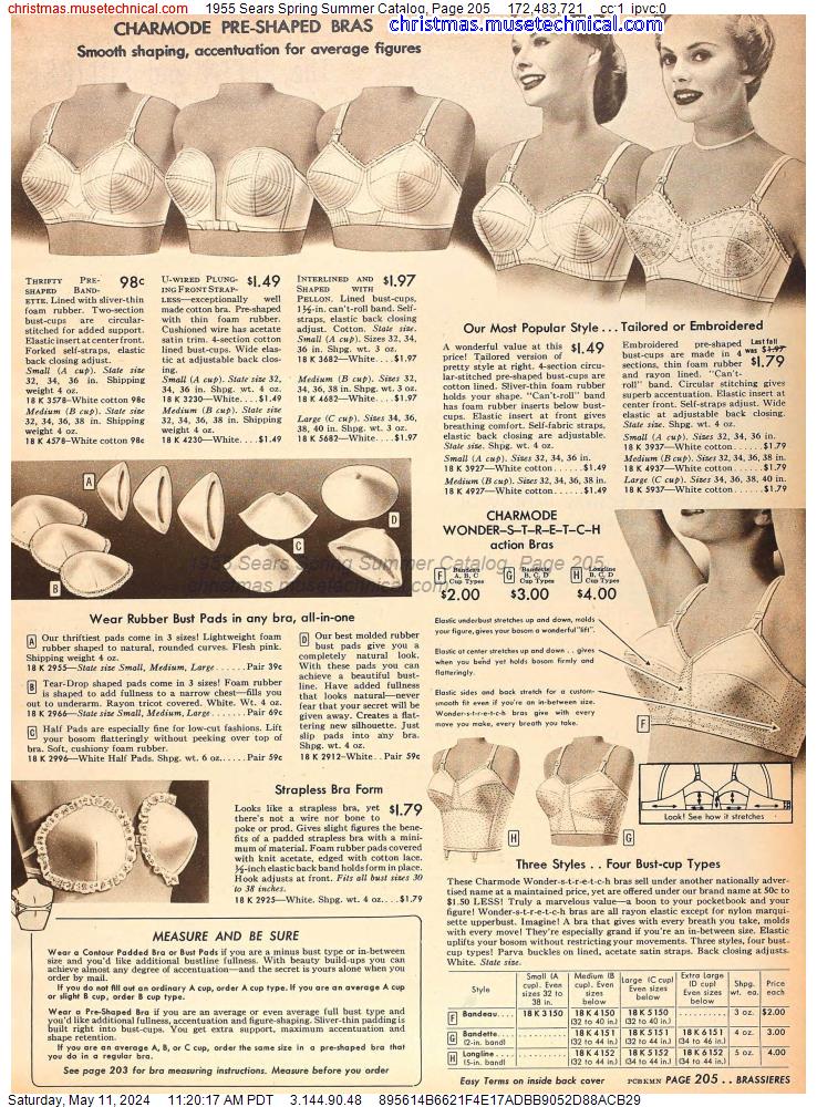 1955 Sears Spring Summer Catalog, Page 205