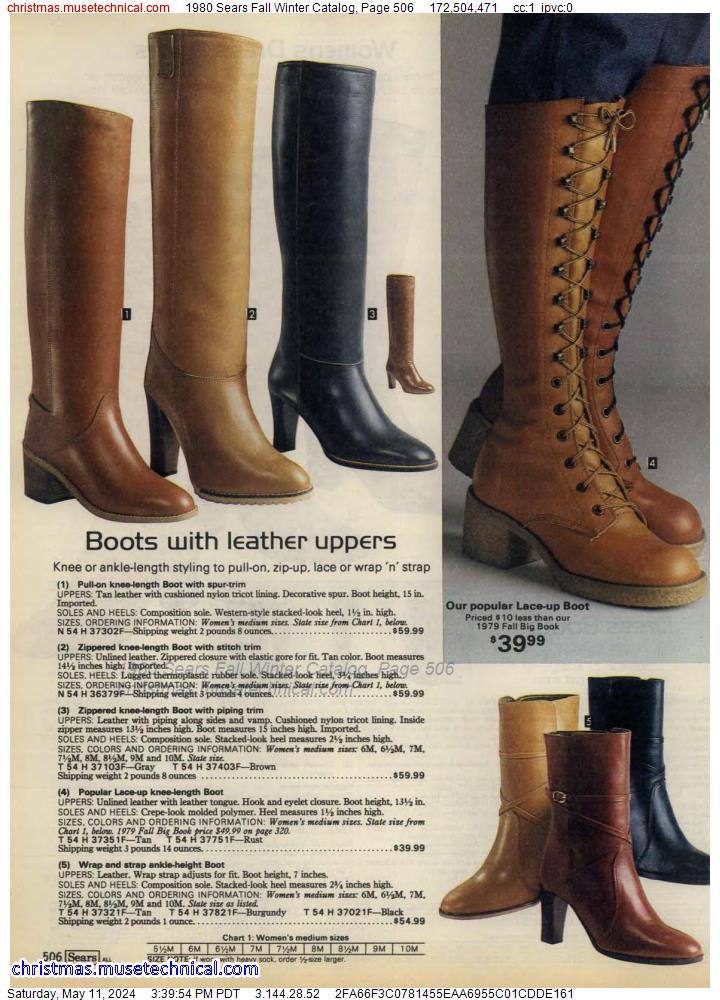 1980 Sears Fall Winter Catalog, Page 506