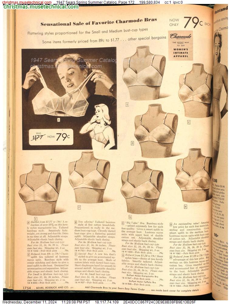 1947 Sears Spring Summer Catalog, Page 172