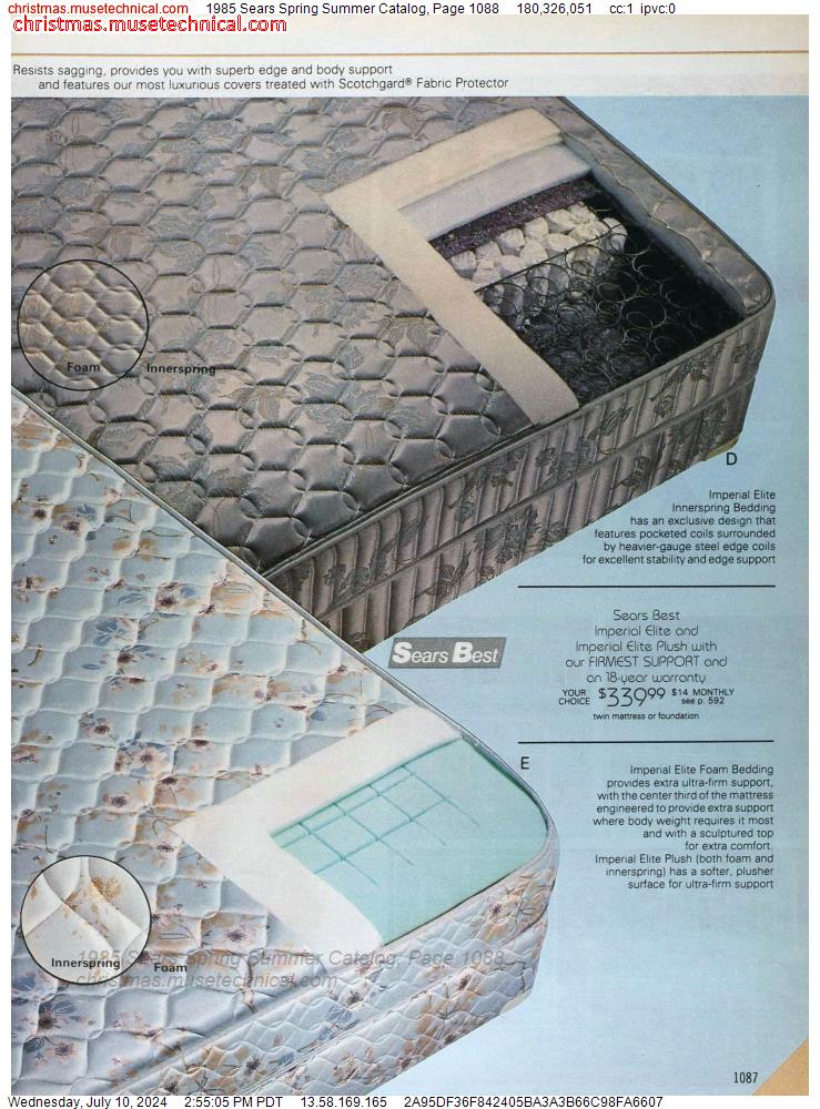1985 Sears Spring Summer Catalog, Page 1088