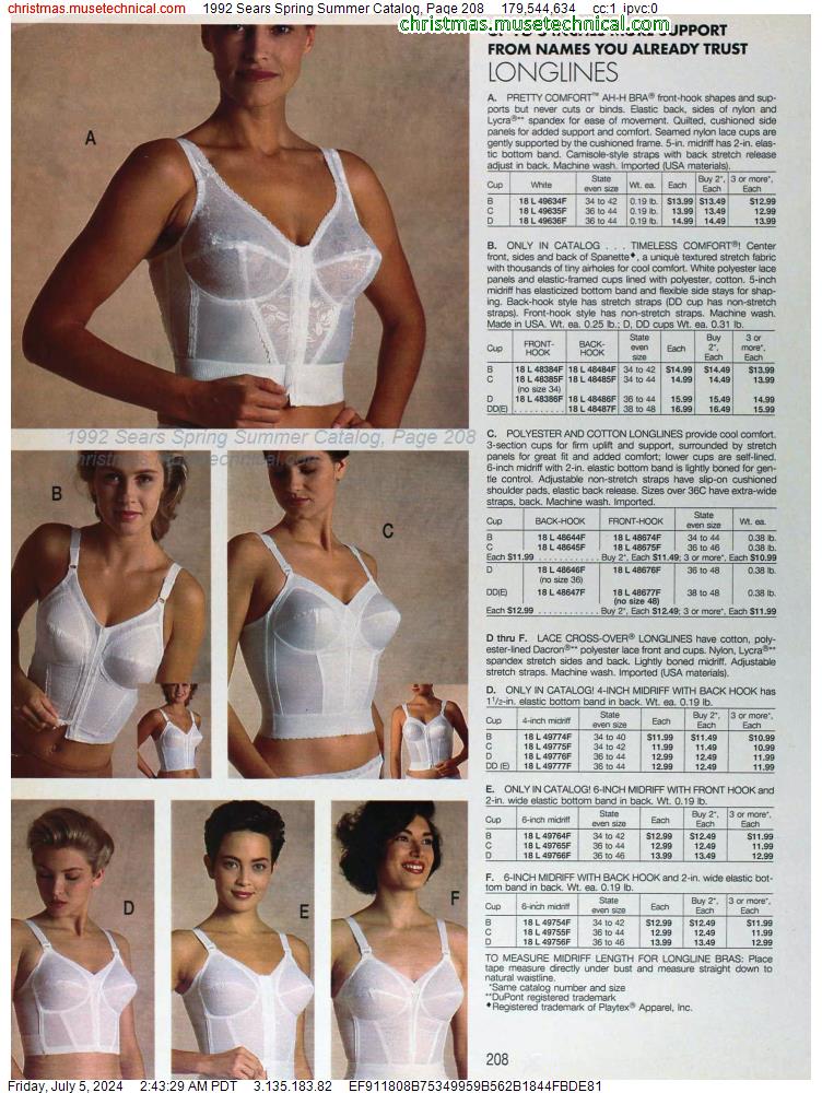 1992 Sears Spring Summer Catalog, Page 208