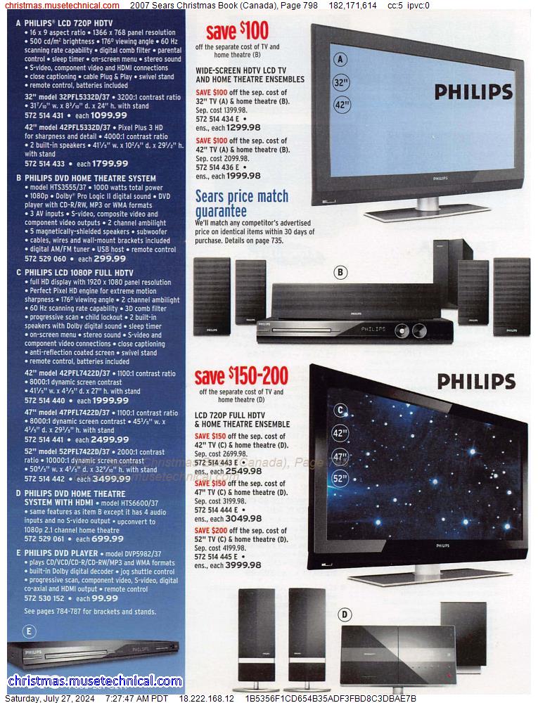 2007 Sears Christmas Book (Canada), Page 798