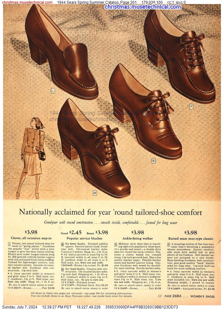 1944 Sears Spring Summer Catalog, Page 301
