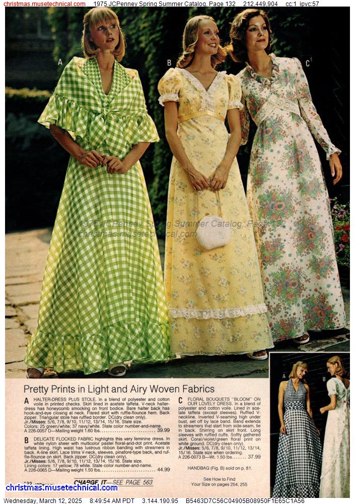 1975 JCPenney Spring Summer Catalog, Page 132