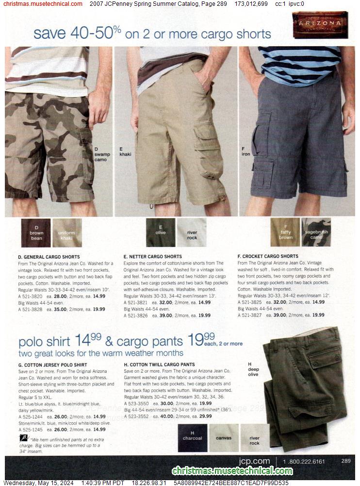 2007 JCPenney Spring Summer Catalog, Page 289