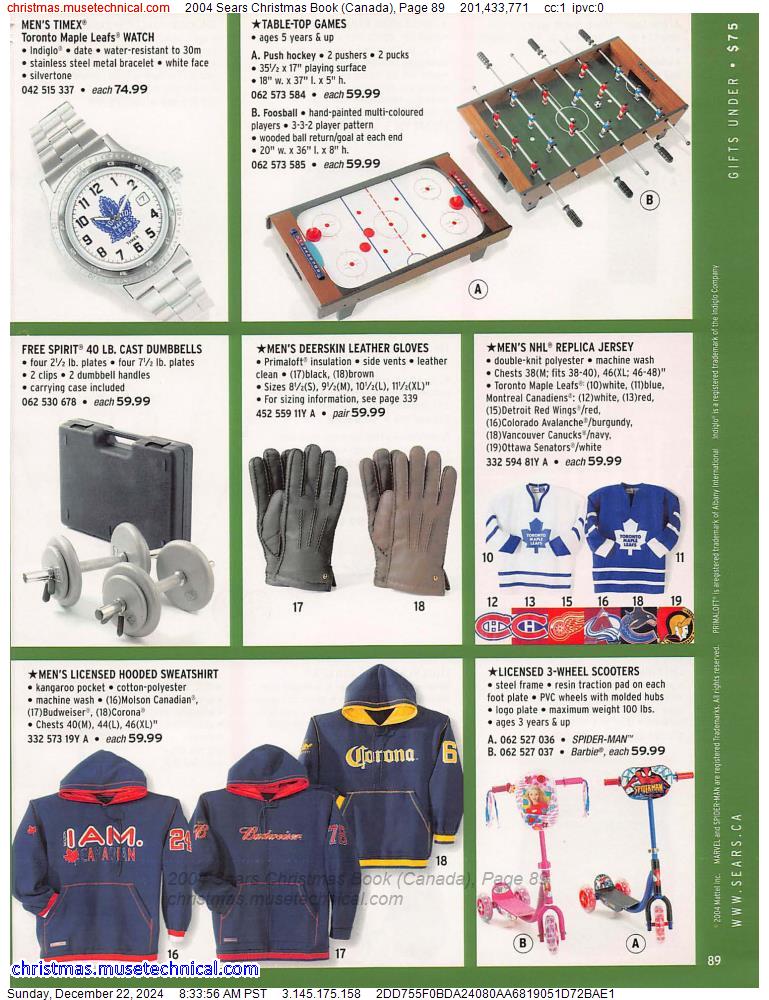 2004 Sears Christmas Book (Canada), Page 89