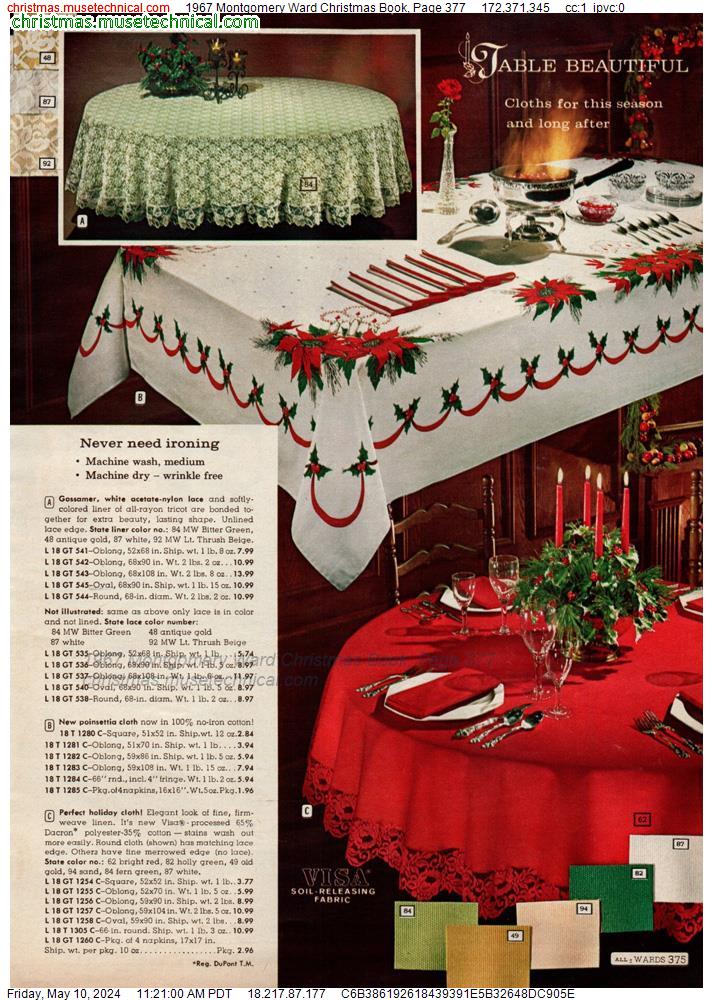 1967 Montgomery Ward Christmas Book, Page 377