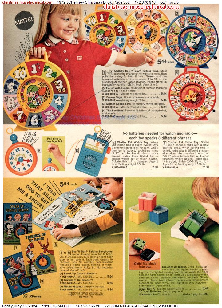 1972 JCPenney Christmas Book, Page 302