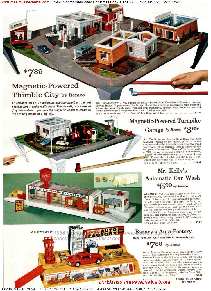 1964 Montgomery Ward Christmas Book, Page 270