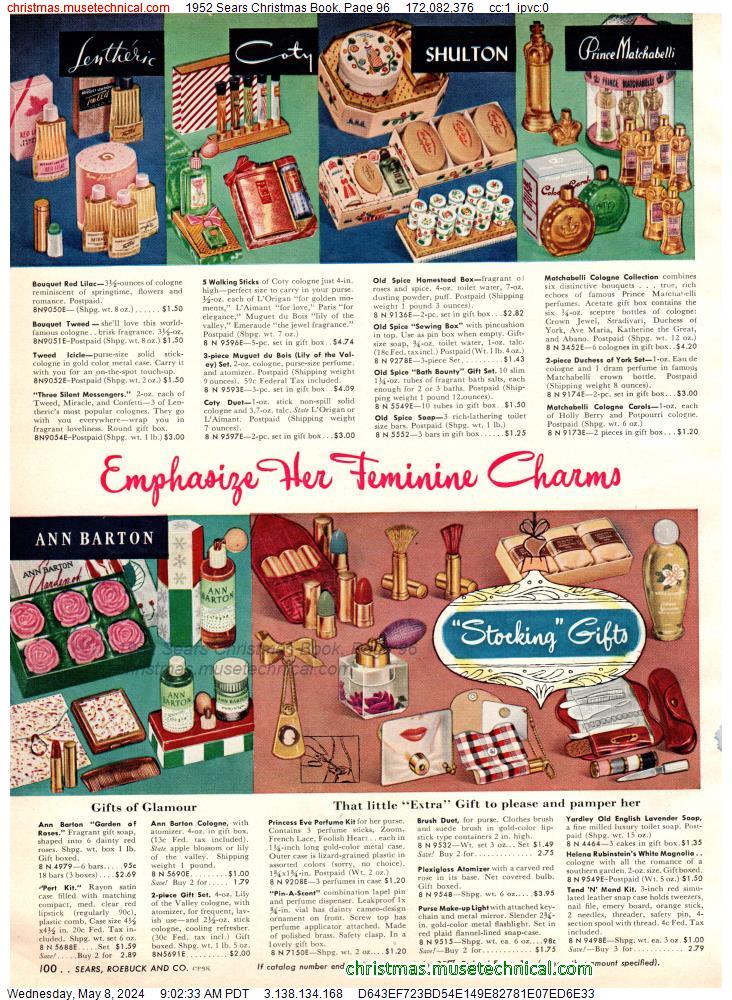 1952 Sears Christmas Book, Page 96