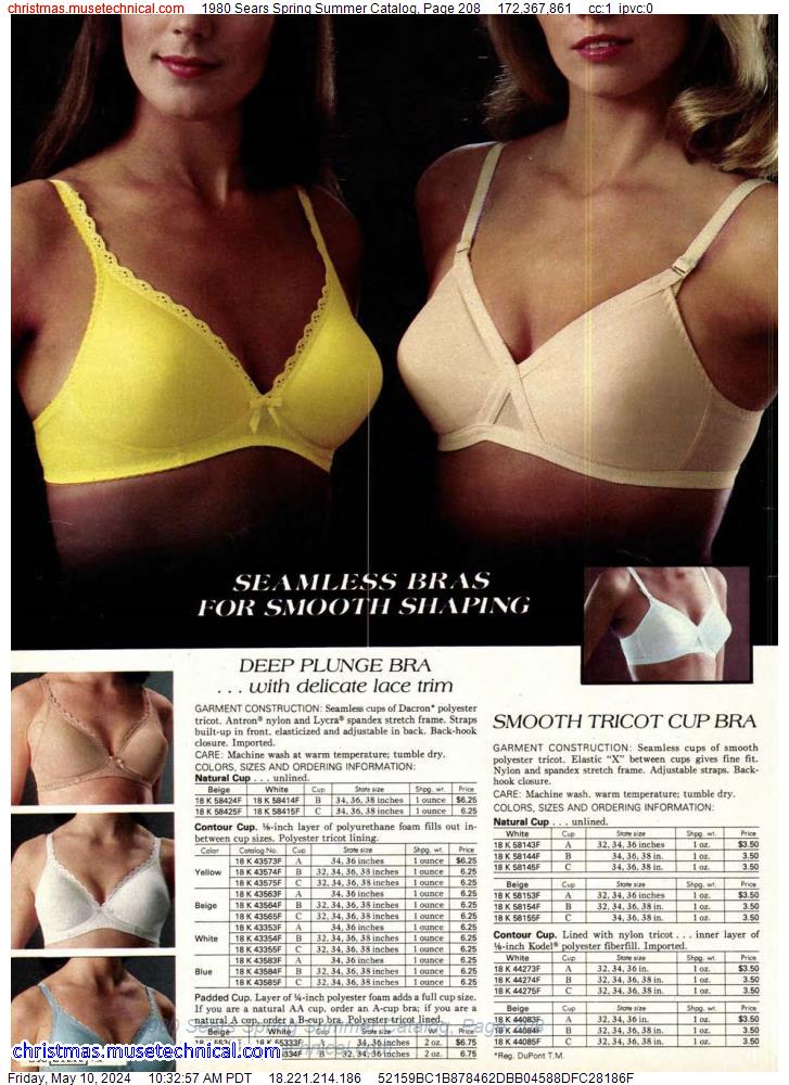 1980 Sears Spring Summer Catalog, Page 208