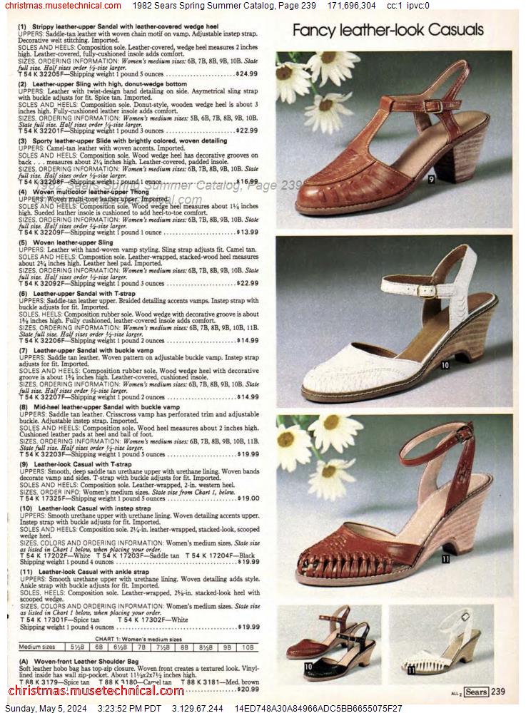 1982 Sears Spring Summer Catalog, Page 239