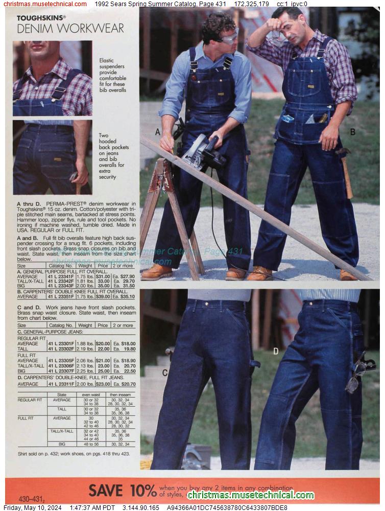1992 Sears Spring Summer Catalog, Page 431