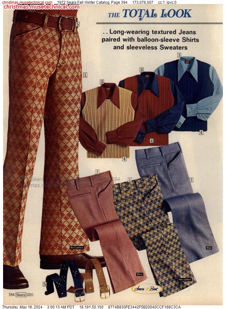 1972 Sears Fall Winter Catalog, Page 394