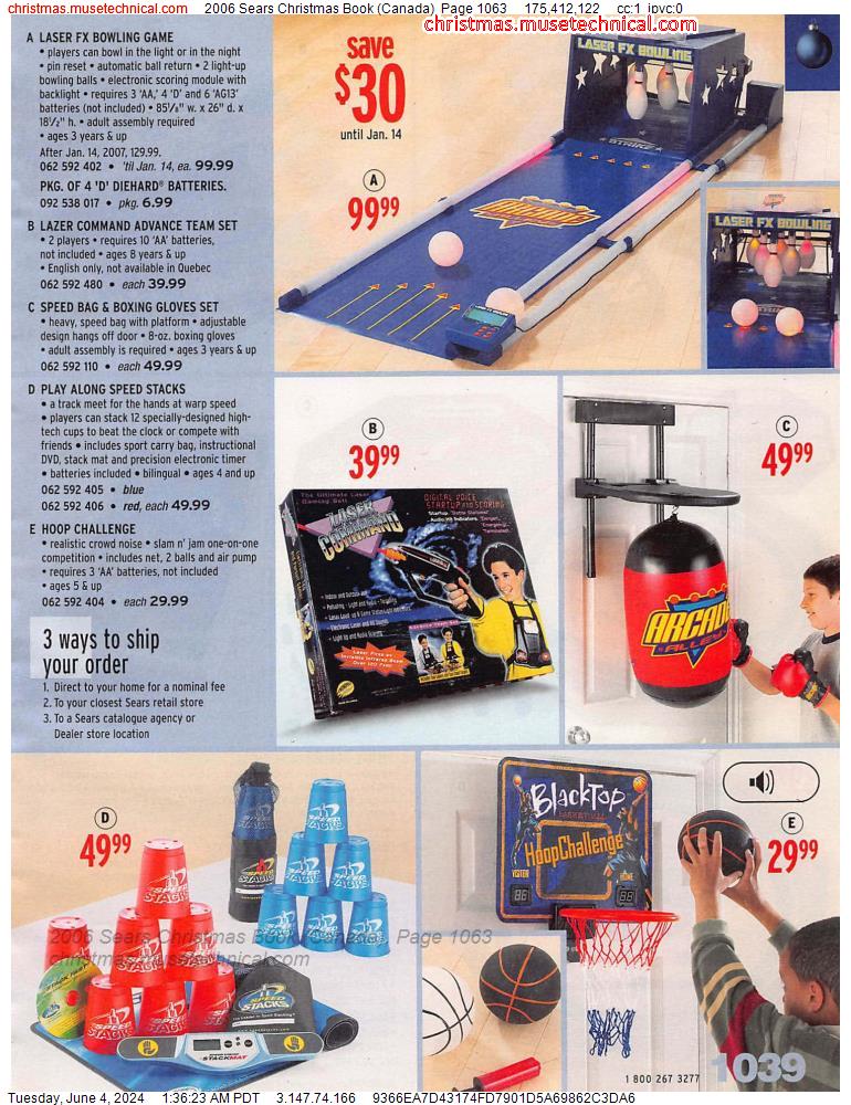 2006 Sears Christmas Book (Canada), Page 1063