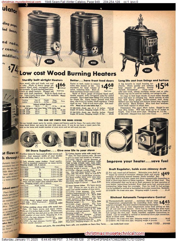 1946 Sears Fall Winter Catalog, Page 949