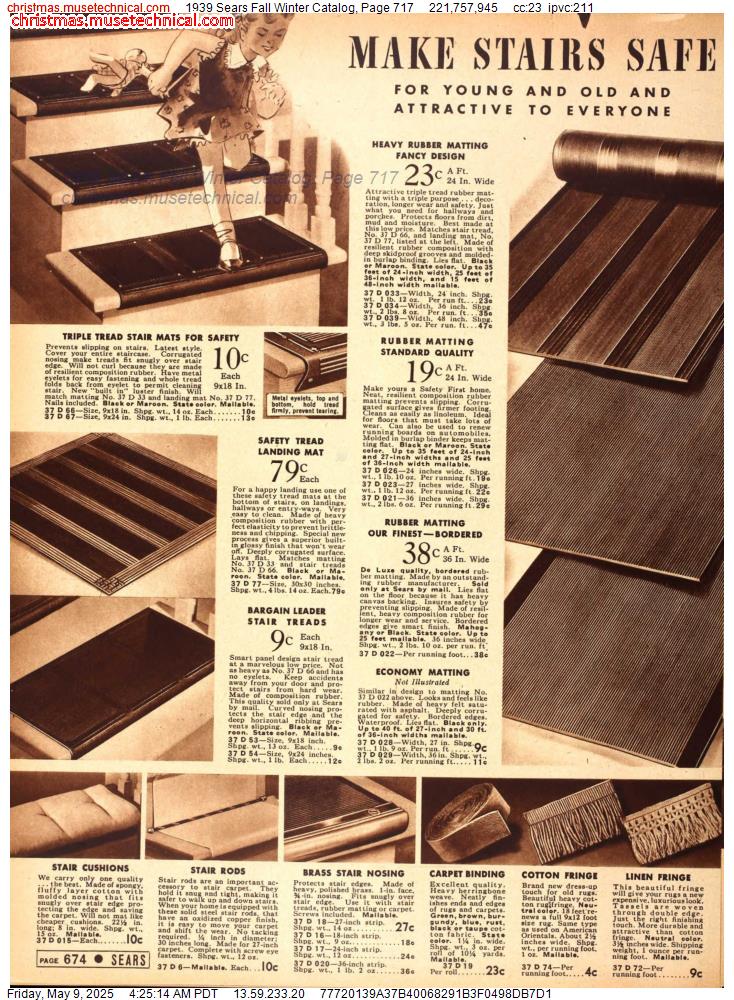 1939 Sears Fall Winter Catalog, Page 717