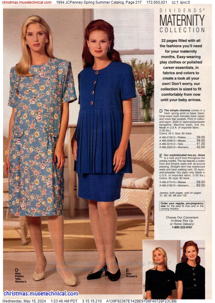 1994 JCPenney Spring Summer Catalog, Page 217