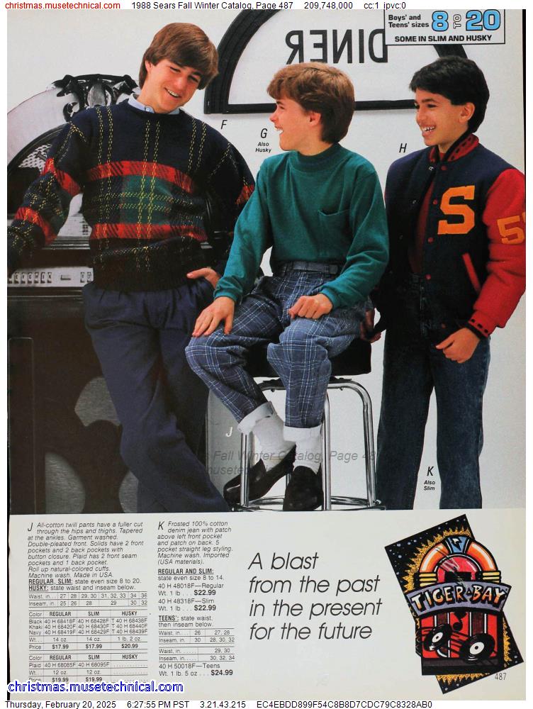 1988 Sears Fall Winter Catalog, Page 487