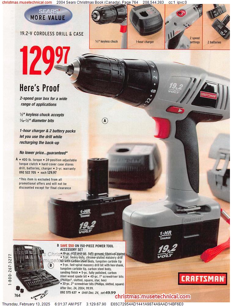 2004 Sears Christmas Book (Canada), Page 764