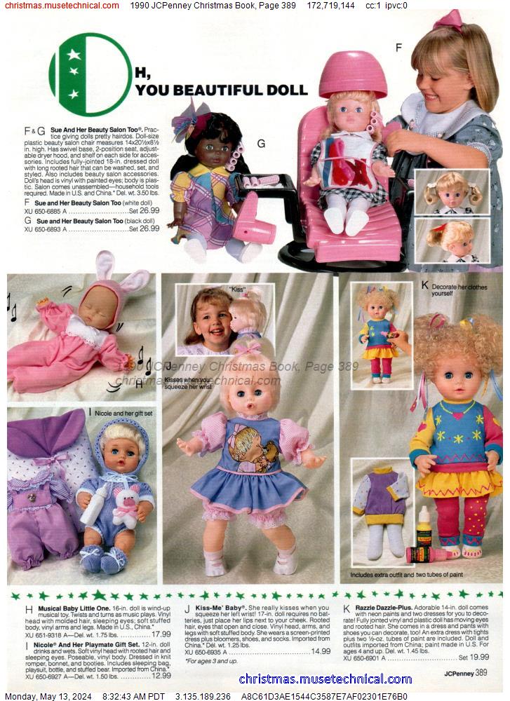1990 JCPenney Christmas Book, Page 389