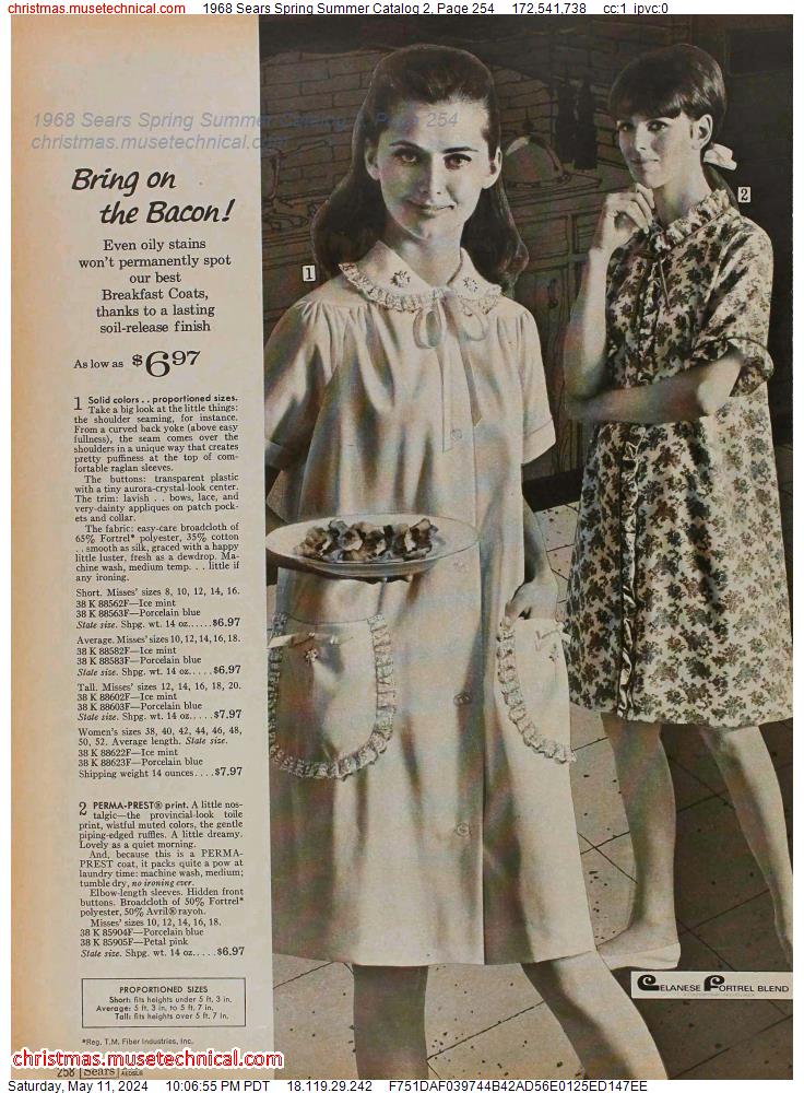 1968 Sears Spring Summer Catalog 2, Page 254