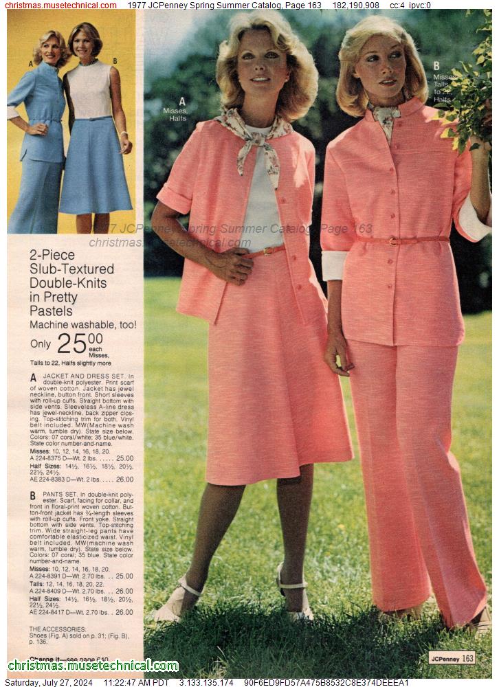 1977 JCPenney Spring Summer Catalog, Page 163