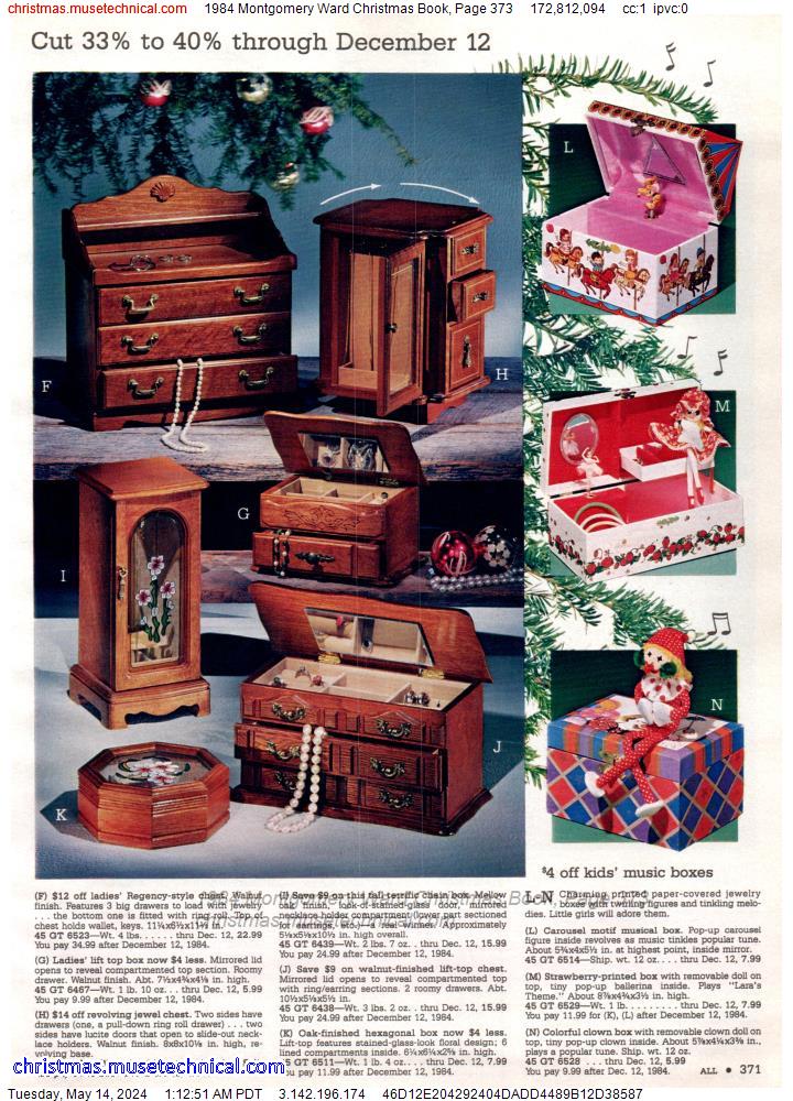 1984 Montgomery Ward Christmas Book, Page 373