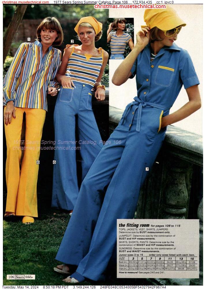 1977 Sears Spring Summer Catalog, Page 106