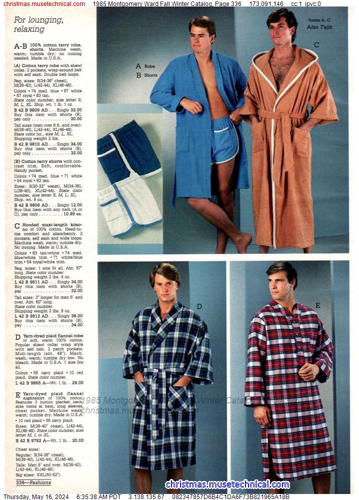 1985 Montgomery Ward Fall Winter Catalog, Page 336