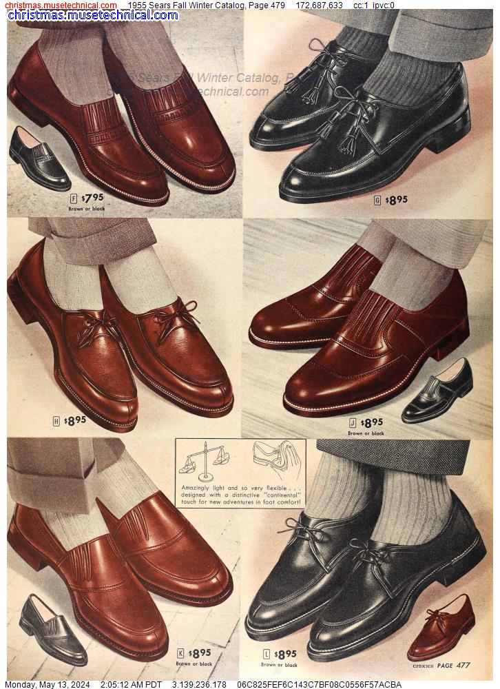 1955 Sears Fall Winter Catalog, Page 479