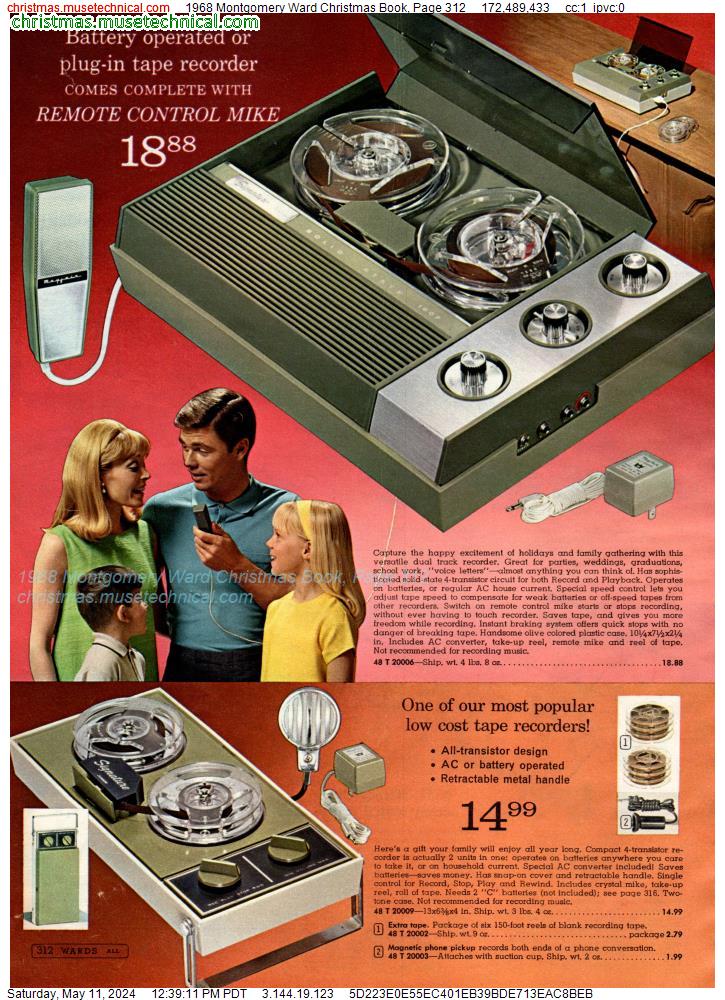 1968 Montgomery Ward Christmas Book, Page 312