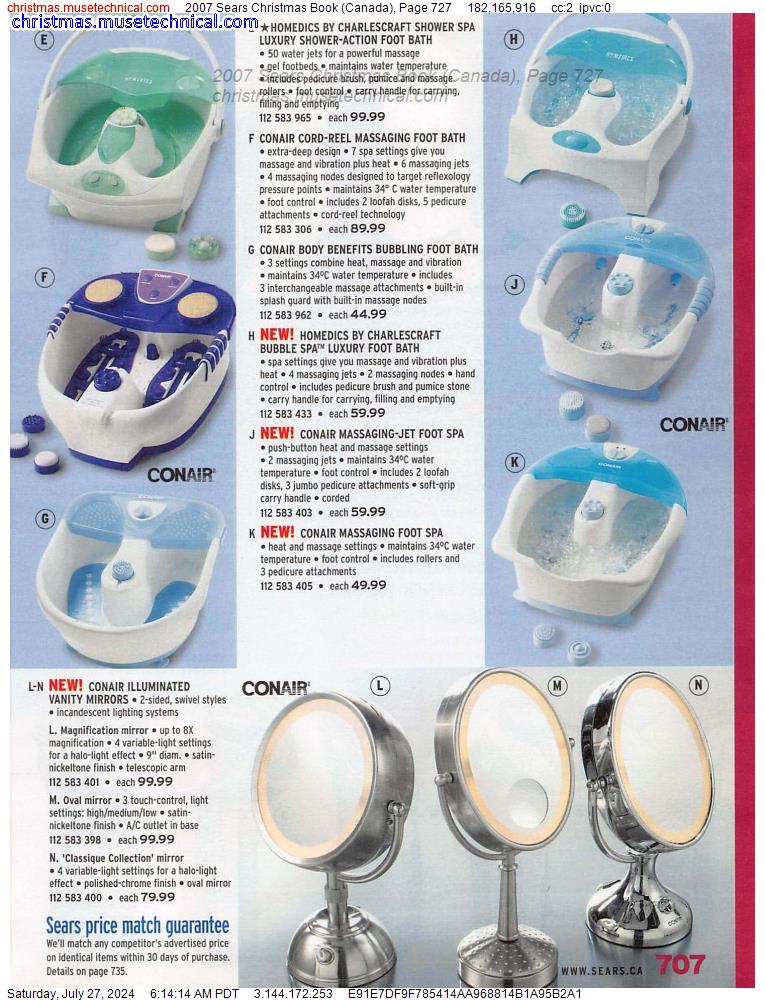 2007 Sears Christmas Book (Canada), Page 727