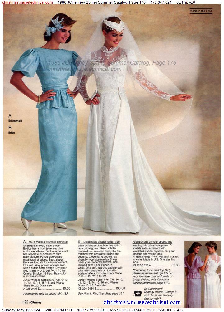 1986 JCPenney Spring Summer Catalog, Page 176