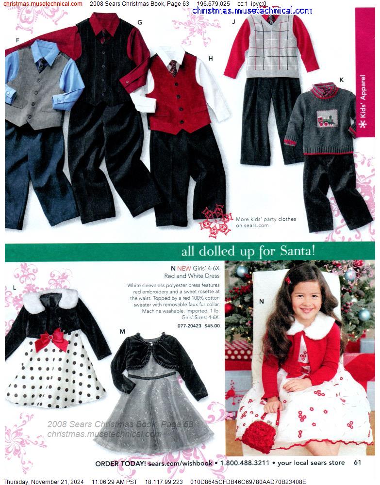 2008 Sears Christmas Book, Page 63