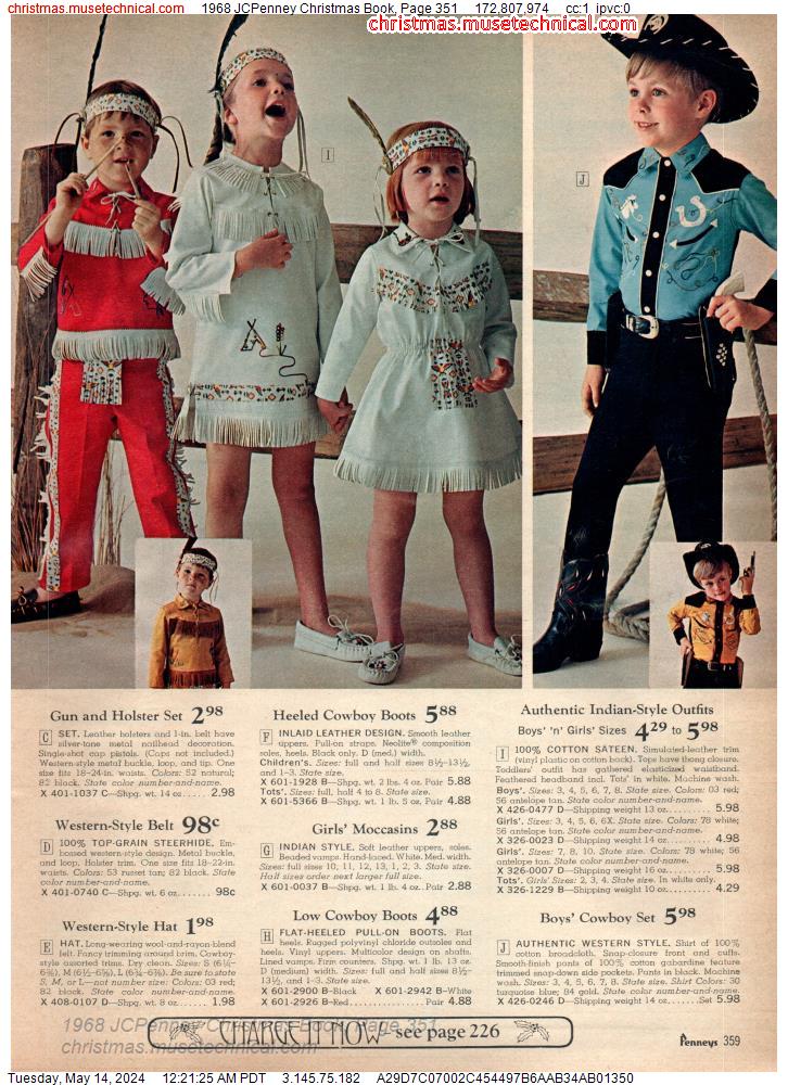 1968 JCPenney Christmas Book, Page 351