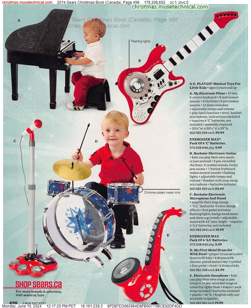 2014 Sears Christmas Book (Canada), Page 498